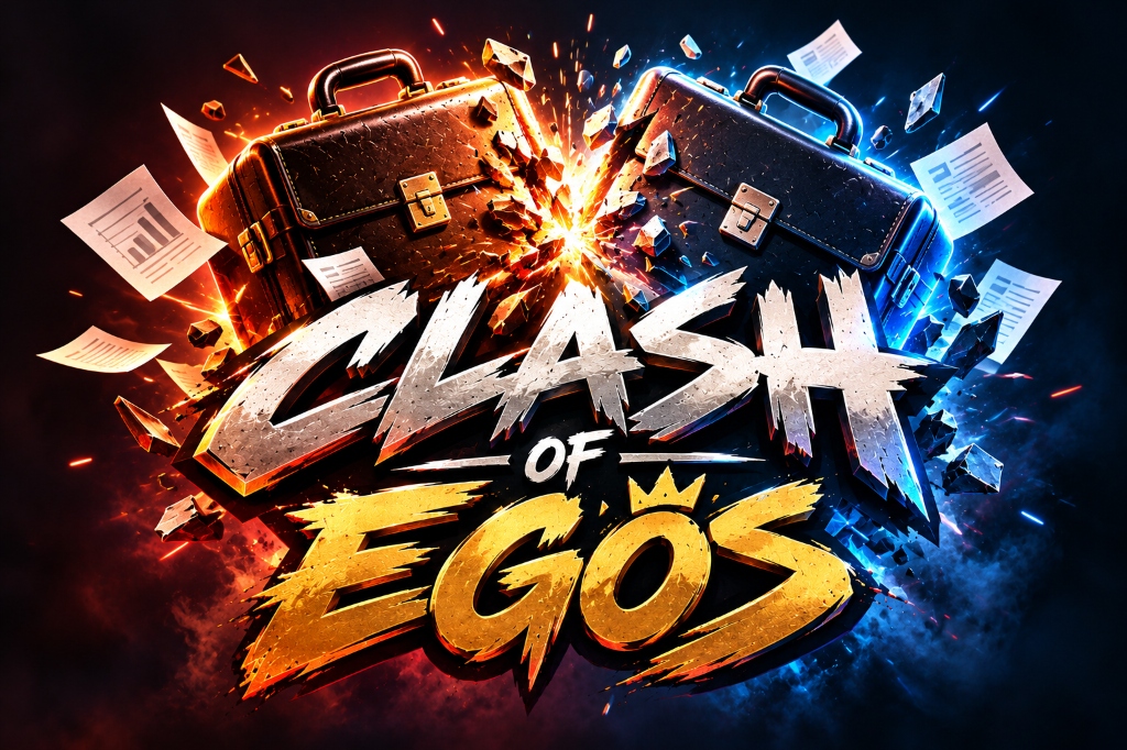 Clash of Egos - Executive Briefcase Clash